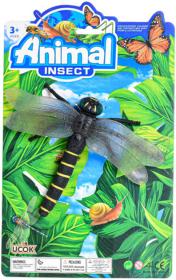 Zvířátko hmyz 18-23cm 4 druhy na kartě plast
