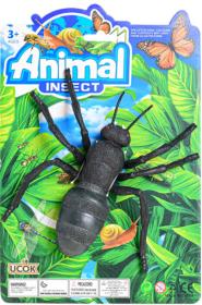 Zvířátko hmyz 18-23cm 4 druhy na kartě plast