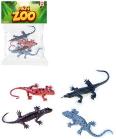 Zvířátko ještěrka set 4ks různé druhy v sáčku Zvířátko ještěrka set 4ks různé druhy v sáčku