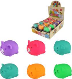 Zvířátko měkké mačkací neonové antistresový míček různé druhy Zvířátko měkké mačkací neonové antistresový míček různé druhy