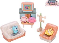 Zvířecí domácnost herní set s figurkou a doplňky 13ks 2 druhy