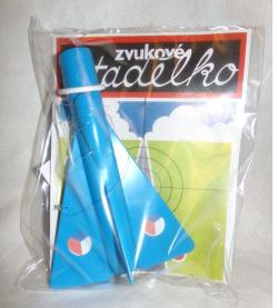 Zvukové letadlo MiG modré