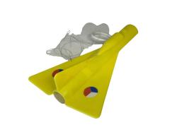 Zvukové letadlo MiG žluté (VÝPRODEJ)
