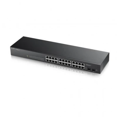 ZyXel GS1900-24, 24-port GbE L2 Smart Switch, rackmount, fanless ZyXel GS1900-24, 24-port GbE L2 Smart Switch, rackmount, fanless