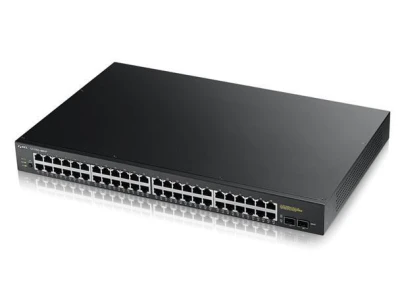 ZyXel GS1900-48HP v2, 48-port GbE L2 Smart Switch, 170 Watt rackmount ZyXel GS1900-48HP v2, 48-port GbE L2 Smart Switch, 170 Watt rackmount