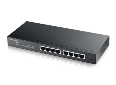 ZyXel GS1900-8 v2, 8 port GbE L2 smart switch, desktop, fanless ZyXel GS1900-8 v2, 8 port GbE L2 smart switch, desktop, fanless