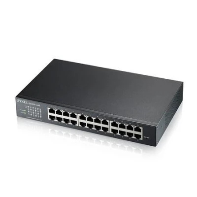 ZyXel GS1915-24E, 24-port GbE Smart hybrid mode Switch, standalone or NebulaFlex Cloud, rackmount, fanless ZyXel GS1915-24E, 24-port GbE Smart hybrid mode Switch, standalone or NebulaFlex Cloud, rackmount, fanless