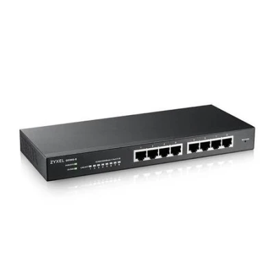 ZyXel GS1915-8, 8-port GbE Smart hybrid mode Switch, standalone or NebulaFlex Cloud, desktop, fanless ZyXel GS1915-8, 8-port GbE Smart hybrid mode Switch, standalone or NebulaFlex Cloud, desktop, fanless