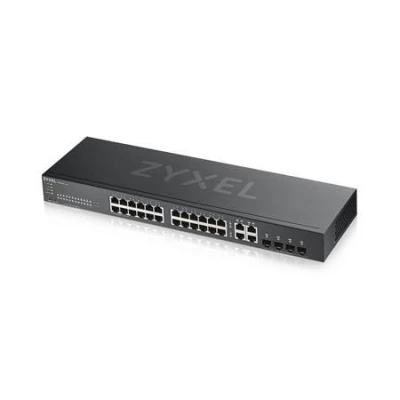ZyXel GS1920-24v2, 28 Port Smart Managed Switch 24x Gigabit Copper and 4x Gigabit dual pers., hybrid mode, standalone or ZyXel GS1920-24v2, 28 Port Smart Managed Switch 24x Gigabit Copper and 4x Gigabit dual pers., hybrid mode, standalone or