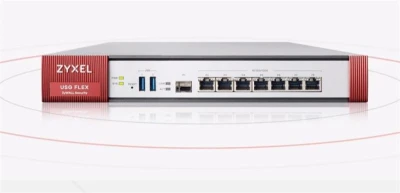 ZyXel USG FLEX 500 Firewall 7 Gigabit user-definable ports, 1*SFP, 2* USB (Device only)
