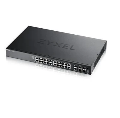 ZyXel XGS2220-30, L3 Access Switch, 24x1G RJ45 2x10mG RJ45, 4x10G SFP+ Uplink, incl. 1 yr NebulaFlex Pro