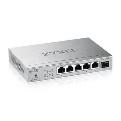 ZyXel XMG-105 5 Ports 2,5G + 1 SFP+ MultiGig unmanaged Desktop Switch ZyXel XMG-105 5 Ports 2,5G + 1 SFP+ MultiGig unmanaged Desktop Switch