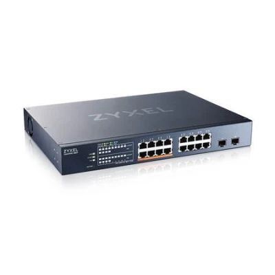 ZyXel XMG1915-18EP 16-port 2.5GbE, 2 SFP+, 8 x PoE++ 180W Smart Switch, hybird mode, standalone or NebulaFlex Cloud ZyXel XMG1915-18EP 16-port 2.5GbE, 2 SFP+, 8 x PoE++ 180W Smart Switch, hybird mode, standalone or NebulaFlex Cloud
