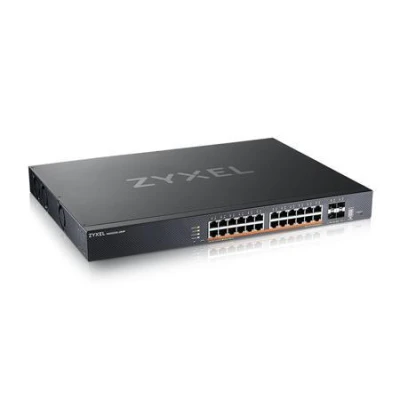 ZyXel XMG2230-28HP, L3 Access Switch, 24x 2.5G AC:700W PoE , DC:1440W PoE, 4 x SFP+ Uplink, incl 1 yr NebulaFlex Pro