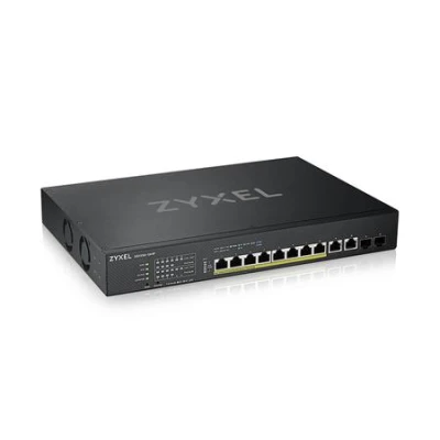 ZyXel XS1930-12HP, 8-port Multi-Gigabit Smart Managed PoE 375Watt 802.3BT Switch, 2x 10GbE, 2 SFP+ Uplink