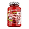 Amix Nutrition Vitamin D3 2500 I.U. s vápníkem 120 kapslí Amix Nutrition Vitamin D3 2500 I.U. s vápníkem 120 kapslí