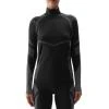 4f dámská mikina SEAMLESS UNDERWEAR-WAW24USEAF160-20S-DEEP BLACK 4f dámská mikina SEAMLESS UNDERWEAR-WAW24USEAF160-20S-DEEP BLACK