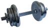 ACRA Jednoruční nakládací činka 15 kg - 25 mm - chrom ACRA Jednoruční nakládací činka 15 kg - 25 mm - chrom