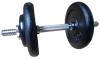 ACRA Jednoruční nakládací činka 15 kg - 25 mm - černá ACRA Jednoruční nakládací činka 15 kg - 25 mm - černá