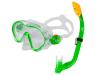 Acra Šnorchlovací set 2 v 1, DĚTSKÝ, ZELENÝ, obsahuje masku a šnorchl