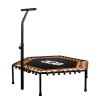 Aga FITNESS Trampolína 130 cm Oranžová + madlo (VÝPRODEJ)