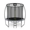 Aga SPORT EXCLUSIVE Trampolína 250 cm Šedá + ochranná síť + žebřík
