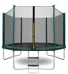 Aga SPORT TOP Trampolína 250 cm Dark Green + ochranná síť + žebřík
