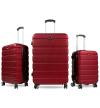 Aga Travel MR4650 červená sada 3 cestovních kufrů