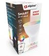 Alpina Chytrá žárovka LED RGB WIFI bílá + barevná GU10 Alpina Chytrá žárovka LED RGB WIFI bílá + barevná GU10