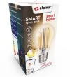 Alpina Chytrá žárovka LED WIFI bílá stmívatelná E27 860LM Alpina Chytrá žárovka LED WIFI bílá stmívatelná E27 860LM