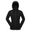 Alpine Pro HOORA dámská černá softshellová bunda softshell