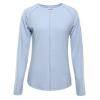 Alpine Pro LERETA dámské modré triko s dlouhým rukávem