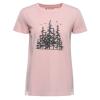 Alpine Pro MOROLA dámské růžové bavlněné triko