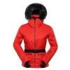 Alpine Pro OLADA dámská červená lyžařská bunda s membránou ptx POUZE XXL (VÝPRODEJ)