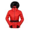Alpine Pro OLADA dámská červená lyžařská bunda s membránou ptx