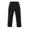 Alpine Pro WEDER pánské černé softshellové capri kalhoty 3/4