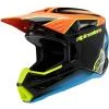 Alpinestars S-M3 FRAY černo-fluo oranžovo-fluo žluto-tyrkysová dětská motokrosová přilba