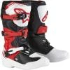 Alpinestars Tech 3S Youth bílo-černo-červené dětské boty na motorku