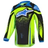 Alpinestars Racer Nomur tmavě modro-fluo žluto-černý dětský motokrosový dres Alpinestars Racer Nomur tmavě modro-fluo žluto-černý dětský motokrosový dres