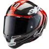 Alpinestars Supertech R-10 Element fluo červeno-bílá integrální helma na motorku Alpinestars Supertech R-10 Element fluo červeno-bílá integrální helma na motorku