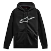 Alpinestars Ageless Zip Hoodie 3 černo-bílá pánská mikina Alpinestars Ageless Zip Hoodie 3 černo-bílá pánská mikina