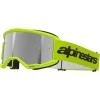Alpinestars Vision 3 Wordmark fluo žluté se zrcadlovým stříbrným plexi motokrosové brýle Alpinestars Vision 3 Wordmark fluo žluté se zrcadlovým stříbrným plexi motokrosové brýle