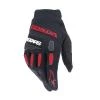 Alpinestars Full Bore Honda černo-červené pánské motokrosové rukavice na motorku Alpinestars Full Bore Honda černo-červené pánské motokrosové rukavice na motorku