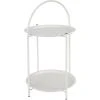 Ambiance Odkládací stolek kovový 66 cm bílá Ambiance Odkládací stolek kovový 66 cm bílá