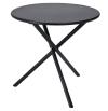 Ambiance Zahradní stůl kulatý kovový 48 x 48 cm černá Ambiance Zahradní stůl kulatý kovový 48 x 48 cm černá