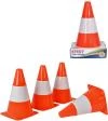 ANDRONI Kužely dopravní výstražné 29cm set 4ks plast ANDRONI Kužely dopravní výstražné 29cm set 4ks plast
