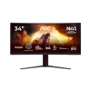 AOC LCD herní CU34G4ZCA 34[34] zakřivený VA/3440x1440@250Hz/0,3ms/450cd/2xHDMI/DP/2xUSB/USB-C/HAS/VESA