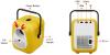 AOpen QF23s, Smart LED, FHD (1920 x 1080) 250 ANSI, 1000:1, HDMI, USB, Wifi, repro 2x3W, 1.23 Kg, Yellow
