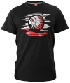 Apache Indián černé S triko Apache Indián černé S triko