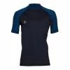 Aqualung Pánské lycrové triko SLIM FIT černá/modrá, krátký rukáv Aqualung Pánské lycrové triko SLIM FIT černá/modrá, krátký rukáv